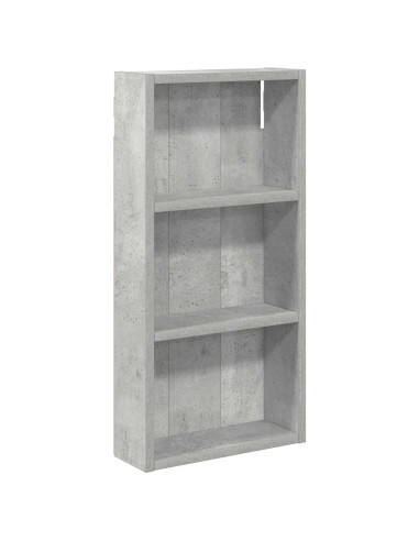 Armadio da bagno a muro Grigio Cemento 30 x 10 x 60,5 cm