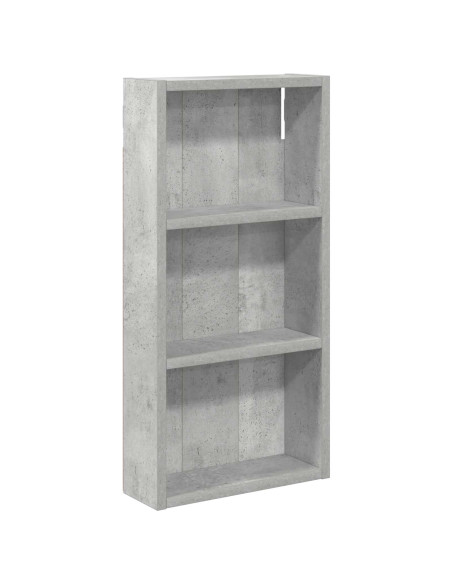 Armadio da bagno a muro Grigio Cemento 30 x 10 x 60,5 cm