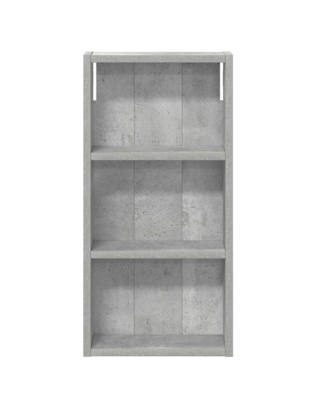 Armadio da bagno a muro Grigio Cemento 30 x 10 x 60,5 cm