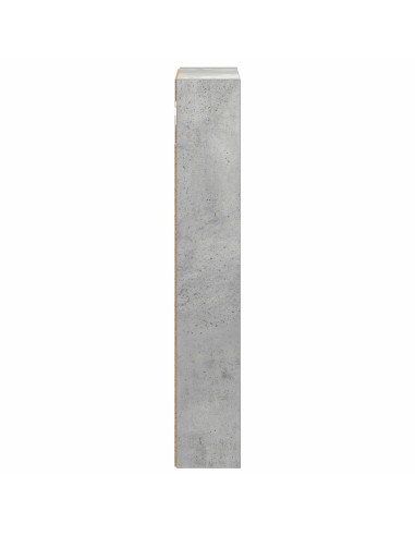 Armadio da bagno a muro Grigio Cemento 30 x 10 x 60,5 cm