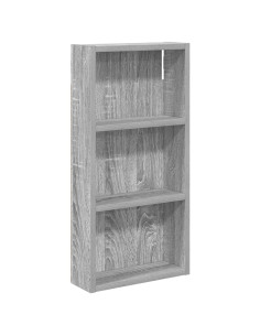 Armadio da bagno a muro Sonoma grigia 30 x 10 x 60,5 cm 2