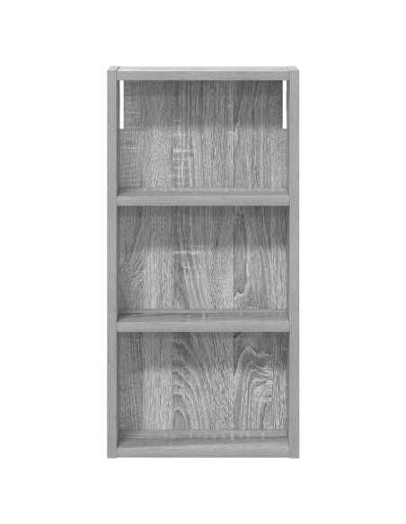 Armadio da bagno a muro Sonoma grigia 30 x 10 x 60,5 cm