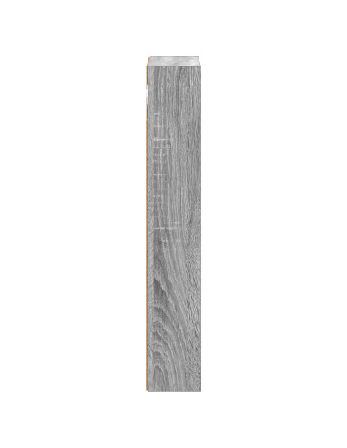 Armadio da bagno a muro Sonoma grigia 30 x 10 x 60,5 cm
