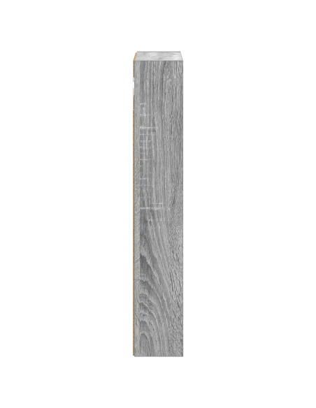 Armadio da bagno a muro Sonoma grigia 30 x 10 x 60,5 cm
