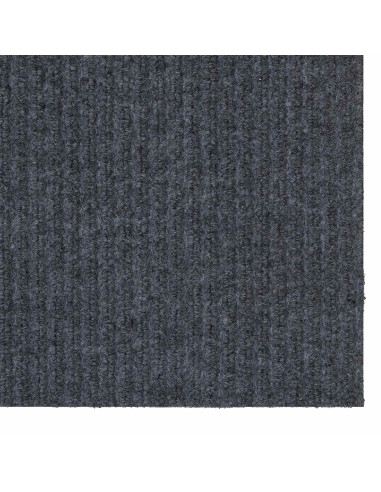 Runner in Moquette Grigio 80 x 300 cm Tessuto