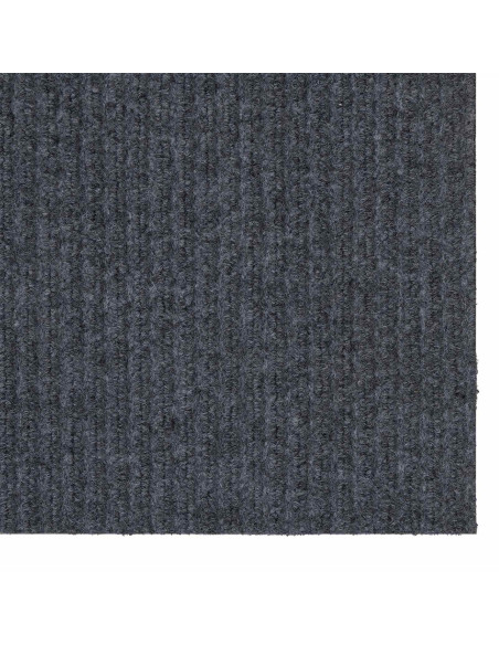 Runner in Moquette Grigio 80 x 300 cm Tessuto