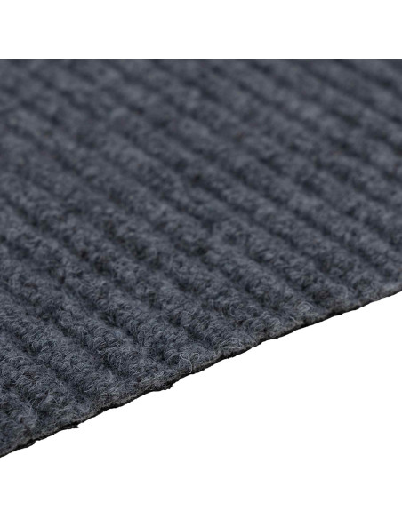 Runner in Moquette Grigio 80 x 300 cm Tessuto