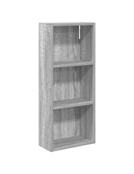 Armadio da bagno a muro Sonoma grigia 30 x 14 x 70 cm