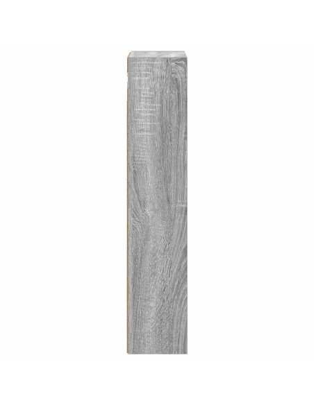Armadio da bagno a muro Sonoma grigia 30 x 14 x 70 cm