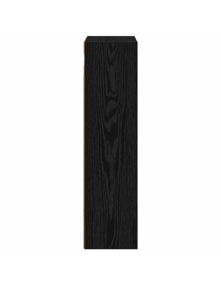 Armadio da bagno a muro Rovere Nero 30 x 16 x 62,5 cm