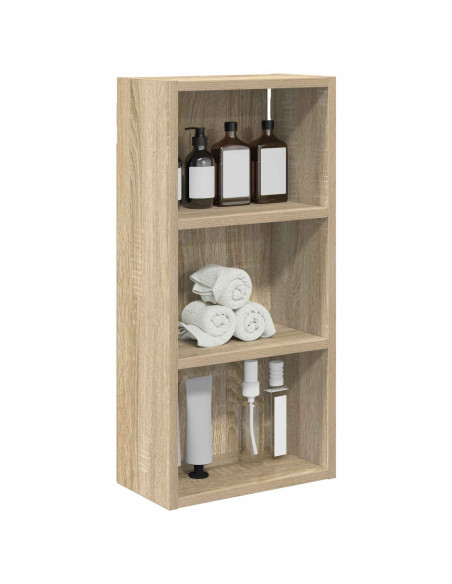 Armadio da bagno a muro Rovere Sonoma 30 x 16 x 62,5 cm