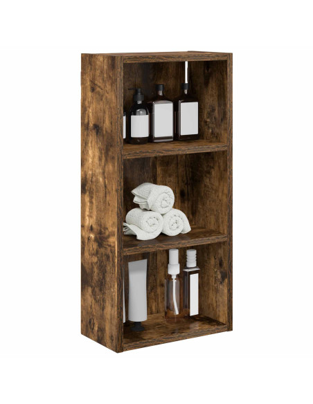 Armadio da bagno a muro Quercia Affumicata 30 x 16 x 62,5 cm