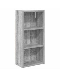 Armadio da bagno a muro Sonoma grigia 30 x 16 x 62,5 cm 2