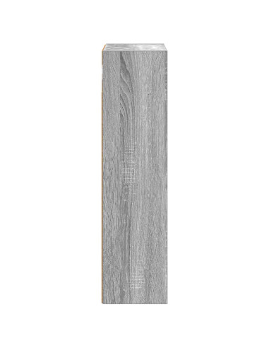 Armadio da bagno a muro Sonoma grigia 30 x 16 x 62,5 cm