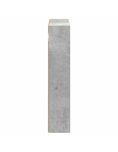 Armadio da bagno a muro Grigio Cemento 40 x 10 x 50 cm