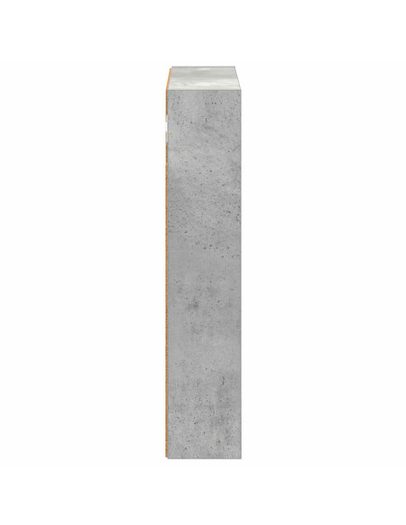 Armadio da bagno a muro Grigio Cemento 40 x 10 x 50 cm