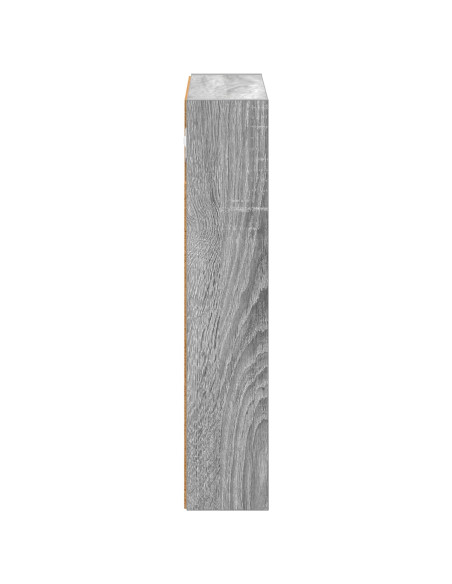 Armadio da bagno a muro Sonoma grigia 40 x 10 x 50 cm
