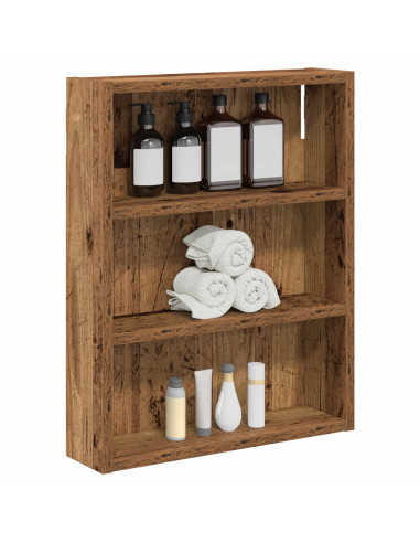 Armadio da bagno a muro Legno vecchio 40 x 10 x 50 cm