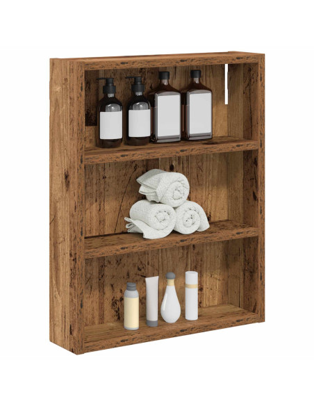 Armadio da bagno a muro Legno vecchio 40 x 10 x 50 cm