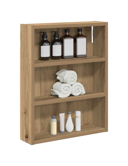 Armadio da bagno a muro Rovere Artigianale 40 x 10 x 50 cm