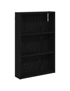 Armadio da bagno a muro Rovere Nero 40 x 10 x 60,5 cm 2