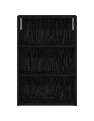 Armadio da bagno a muro Rovere Nero 40 x 10 x 60,5 cm