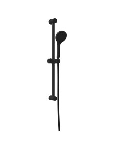 Set di Sistema Doccia Nero 71 cm Acciaio Inox 2
