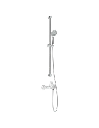 Set di Sistema Doccia Cromato 101 cm Acciaio Inox