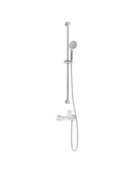 Set di Sistema Doccia Cromato 101 cm Acciaio Inox