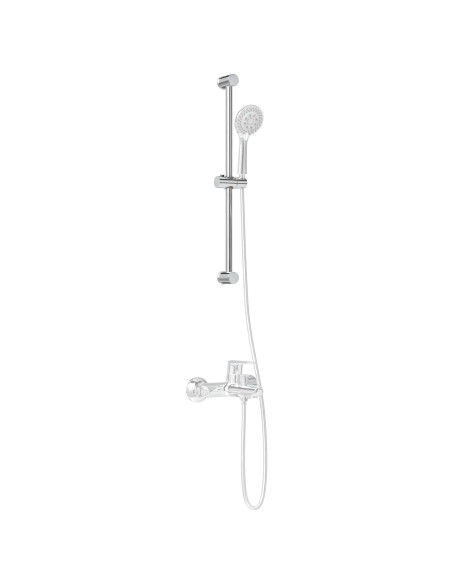 Supporto per Testa di Doccia Cromato 71 cm Acciaio Inox