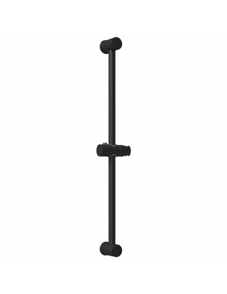 Supporto per Testa di Doccia Nero 71 cm Acciaio Inox