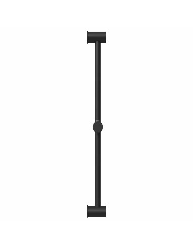 Supporto per Testa di Doccia Nero 71 cm Acciaio Inox