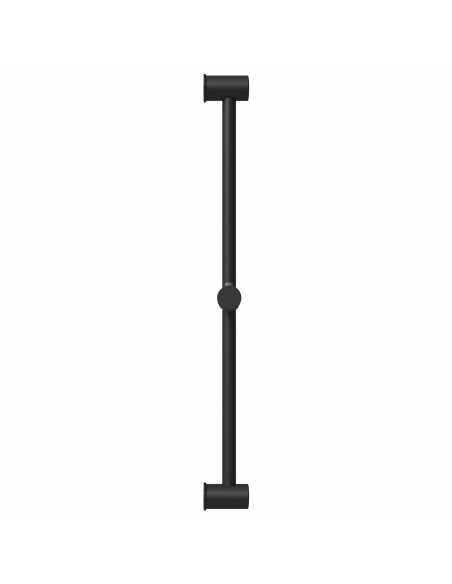 Supporto per Testa di Doccia Nero 71 cm Acciaio Inox