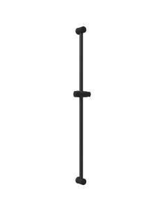Supporto per Testa di Doccia Nero 101 cm Acciaio Inox 2
