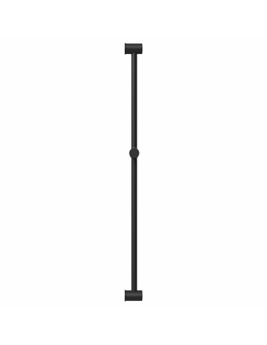 Supporto per Testa di Doccia Nero 101 cm Acciaio Inox
