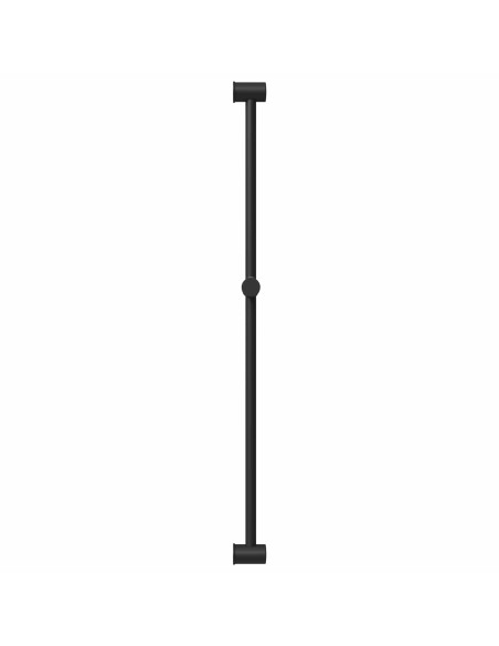 Supporto per Testa di Doccia Nero 101 cm Acciaio Inox