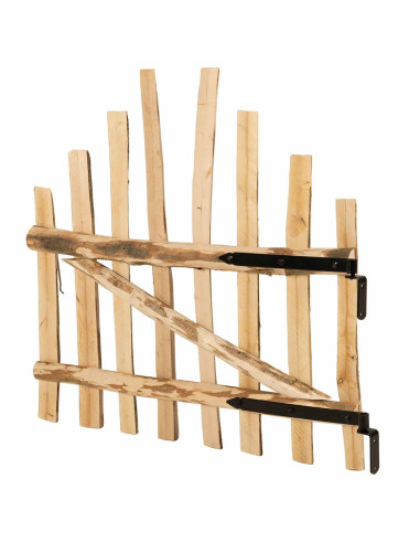 Cancello della recinzione arcuato 100 x 90 cm