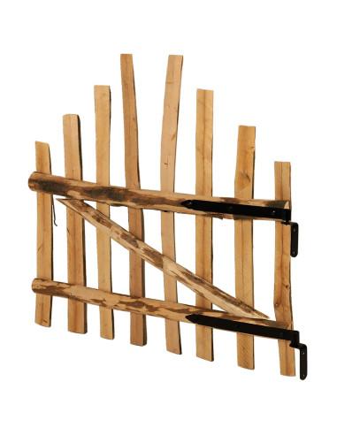 Cancello della recinzione arcuato 100 x 90 cm