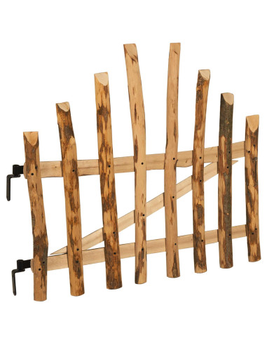 Cancello della recinzione arcuato 100 x 90 cm