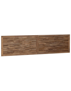 Testiera Naturale 200 cm Legno di teak solido 2