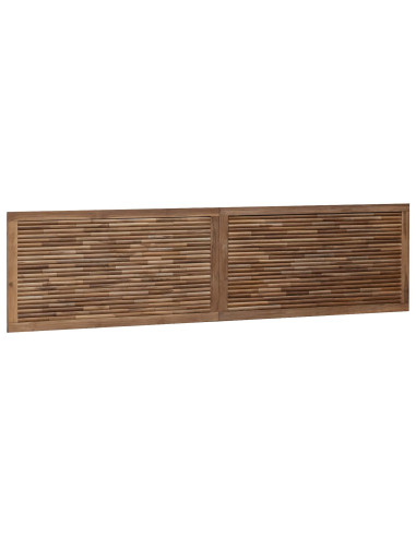 Testiera Naturale 200 cm Legno di teak solido