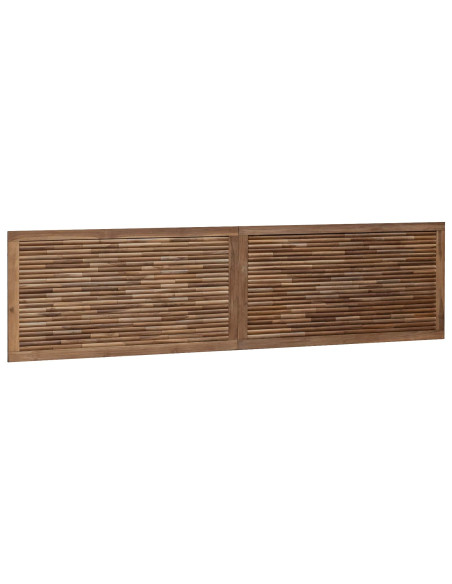 Testiera Naturale 200 cm Legno di teak solido