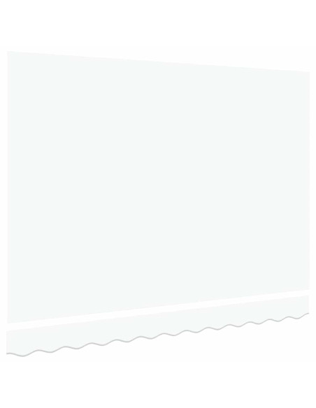 Telo di ricambio per tenda da sole Bianco 330 x 195 cm