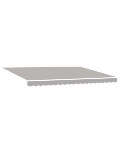 Telo di ricambio per tenda da sole Grigio chiaro 430 x 345 cm 2