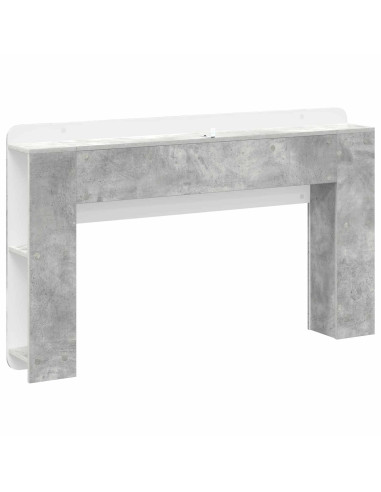 Testata del letto Grigio Cemento Legno ingegnerizzato