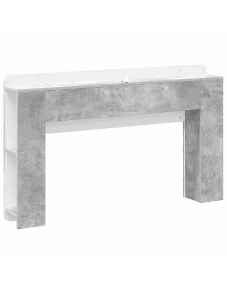 Testata del letto Grigio Cemento Legno ingegnerizzato