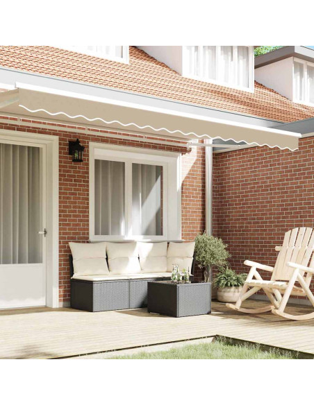 Tenda a Braccio Beige 380 x 20 cm Tela