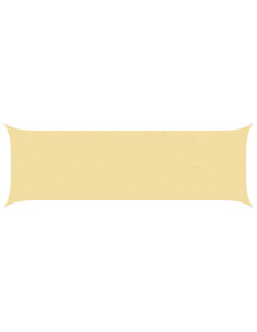 Vela da ombra solare Sabbia 6 x 2 m 100% Poliestere Oxford 2