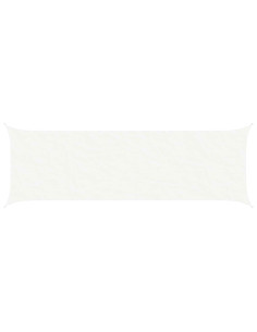 Vela da ombra solare Bianco 6 x 2 m 100% Poliestere Oxford 2