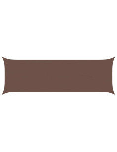Vela da ombra solare Marrone 6 x 2 m 100% Poliestere Oxford 2